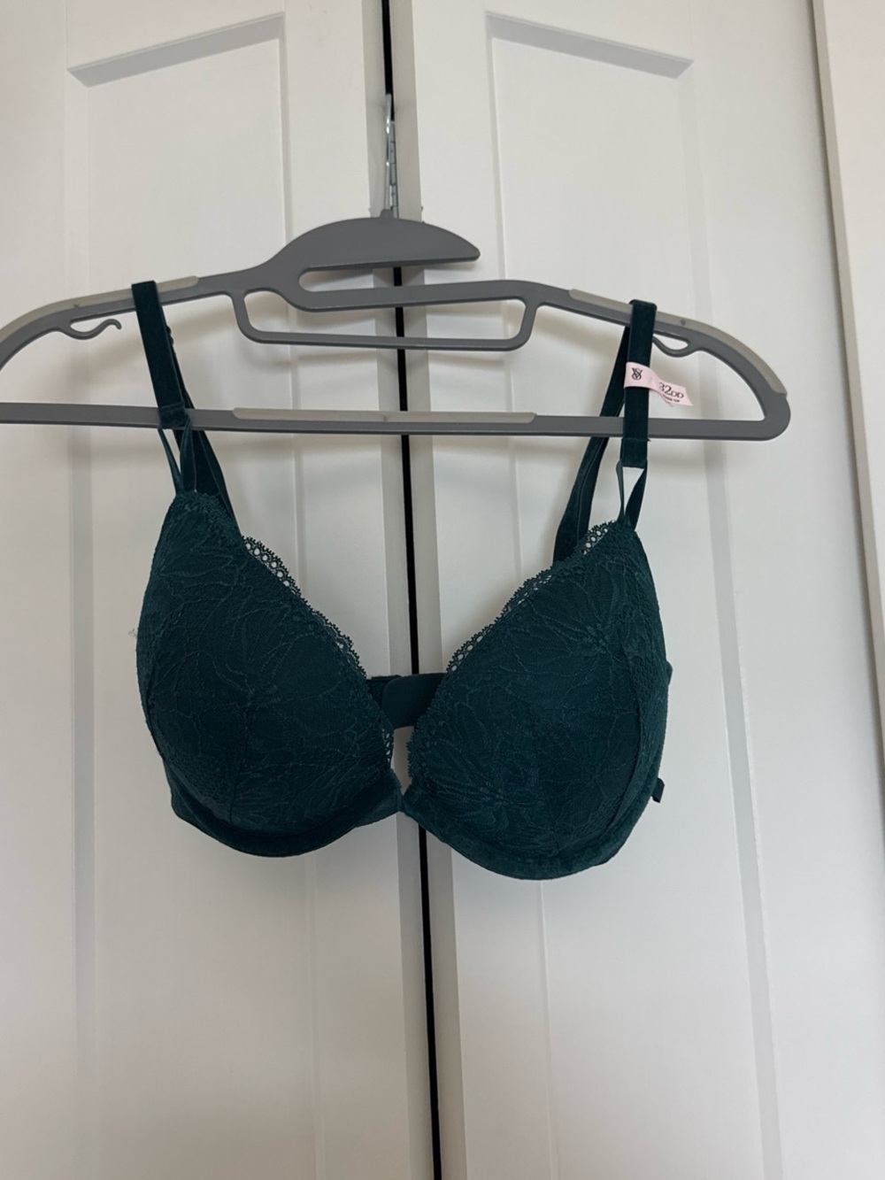 VS Lace Push-Up Bra - Deep Teal